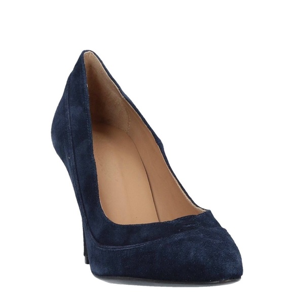 N.D.C. Made by Hand Blue Suede Heels, size 38.5 - Picture 7 of 9